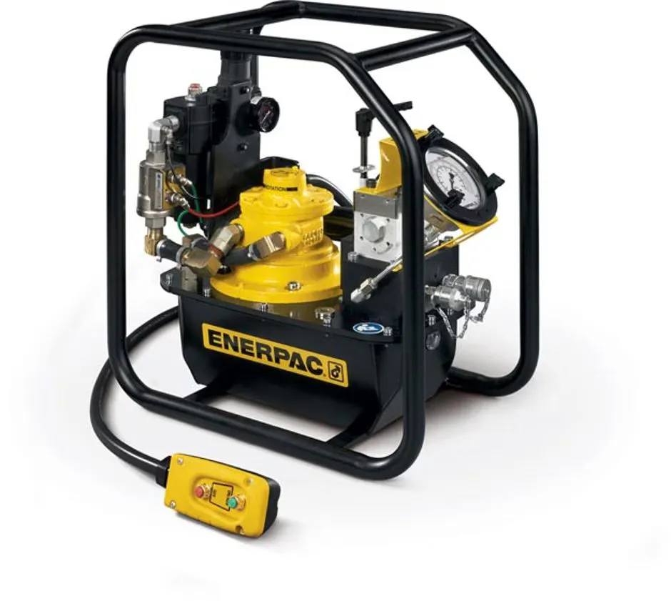 ZA4208TX-QRU105, İki Hızlı, Havalı Hidrolik Tork Anahtarı Pompası ve Hortum Seti, 6,6 litre Kullanılabilir Yağ, S, W, RSL, DSX ve HMT Serisi Anahtarlarla Kullanım İçin